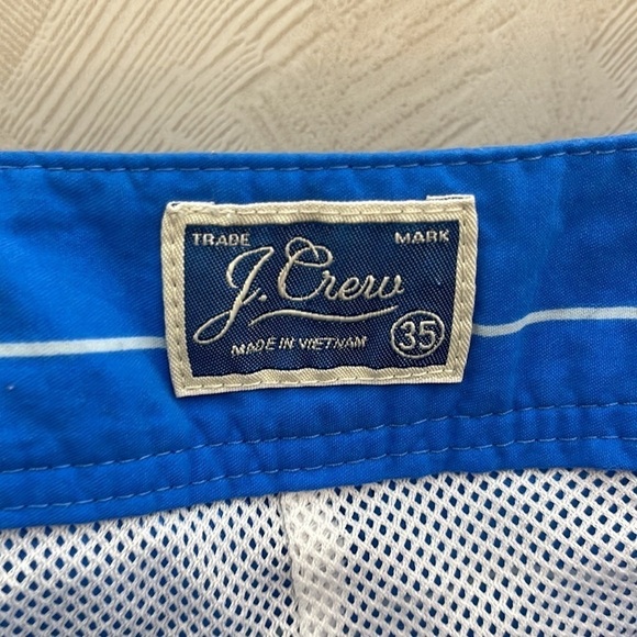 ❤️ J CREW Swim Trunks Size 35 - Picture 4 of 4